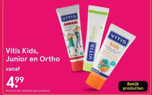 Aanbieding: Vitis Kids, Junior en Ortho