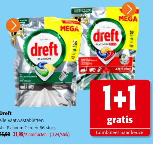 Promotie: Alle vaatwastabletten