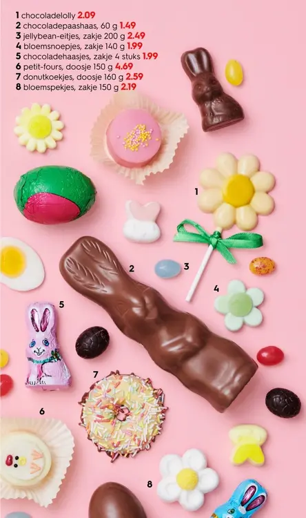Aanbieding: Paas chocolade of snoep