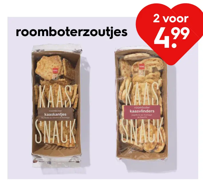Promotie: roomboterzoutjes