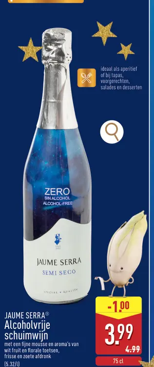 Promotie: Alcoholvrije schuimwijn