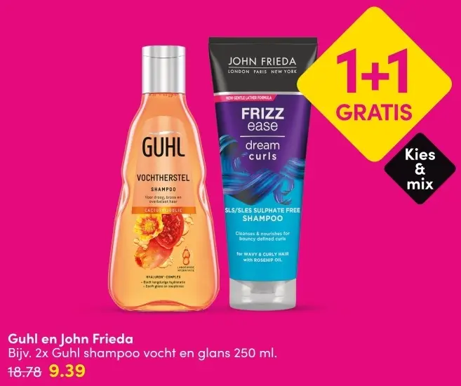 Aanbieding: Guhl shampoo vocht en glans