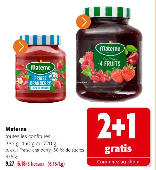 Offre: Confitures