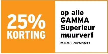 Promotie: GAMMA Superieur muurverf
