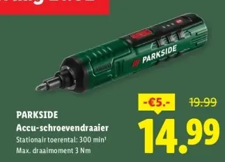 Aanbieding: Accu-schroevendraaier