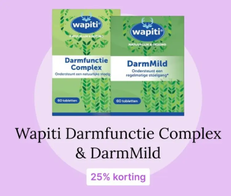 Aanbieding: Wapiti Darmfunctie Complex & DarmMild