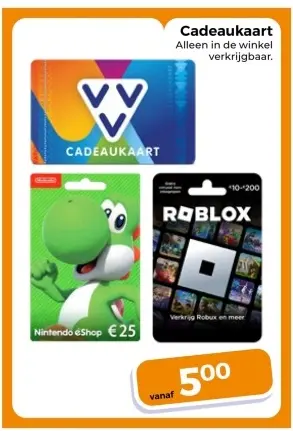 Aanbieding: Cadeaukaart