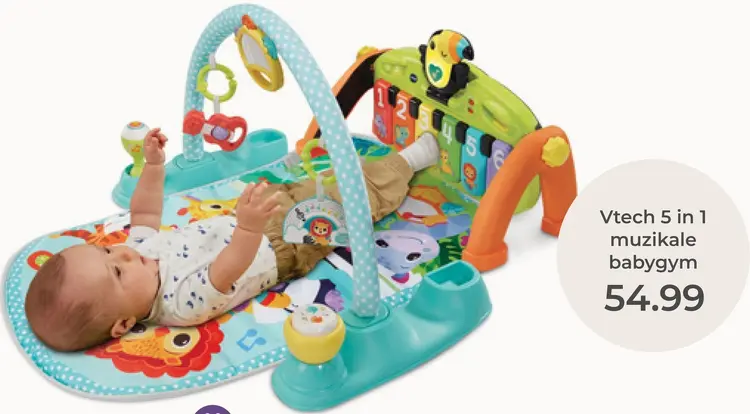 Aanbieding: 5 in 1 muzikale babygym