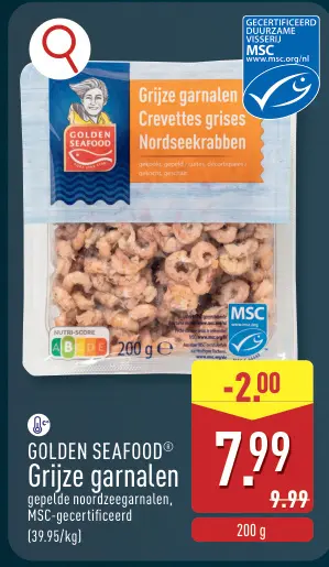Promotie: Grijze garnalen
