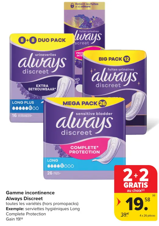 Offre: Always Discreet