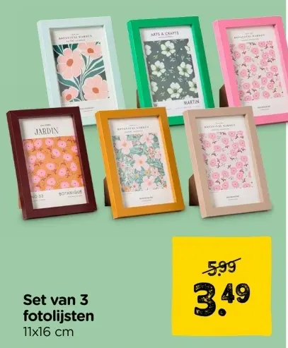 Aanbieding: fotolijsten