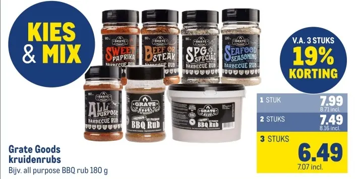 Aanbieding: kruidenrubs