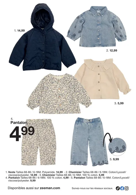 Offre: Veste, Chemisier, Pantalon