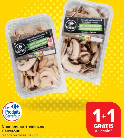 Offre: Champignons émincés