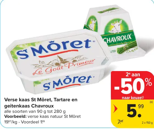Promotie: Verse kaas