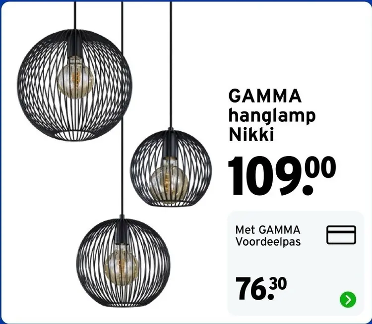 Aanbieding: Hanglamp Nikki