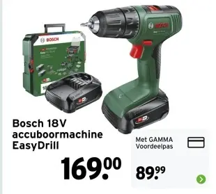 Aanbieding: 18V accuboormachine EasyDrill