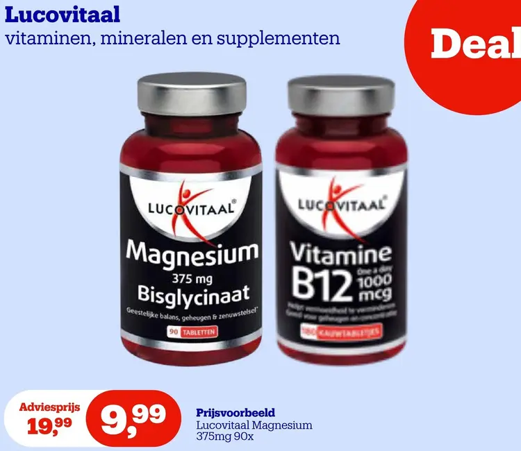 Aanbieding: Vitaminen, mineralen en supplementen