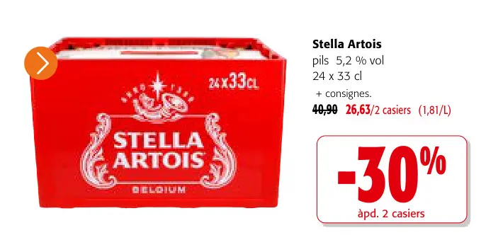 Offre: Stella Artois