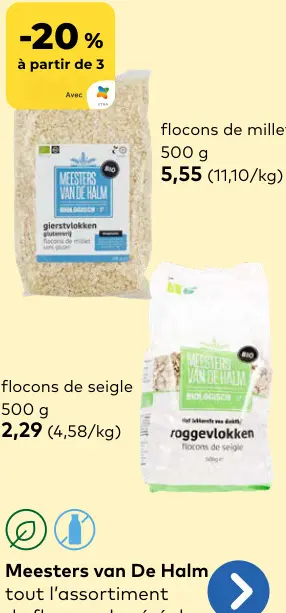 Offre: Flocons de millet