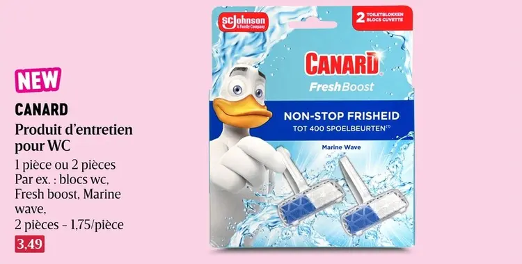 Offre: Canard Produit d'entretien pour WC