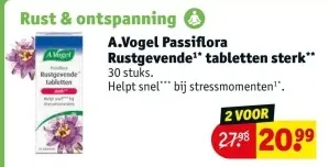 Aanbieding: A.Vogel Passiflora Rustgevende tabletten sterk