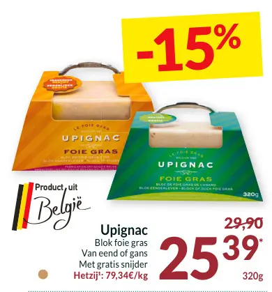 Promotie: Blok foie gras