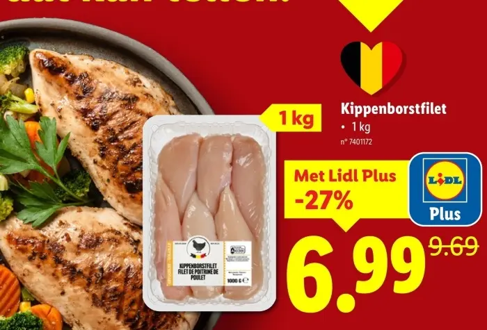 Promotie: Kippenborstfilet