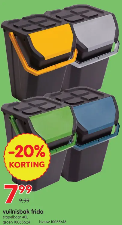 Promotie: vuilnisbak frida