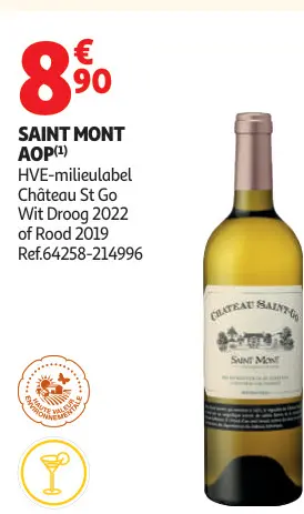 Promotie: Château St Go Saint Mont Aop