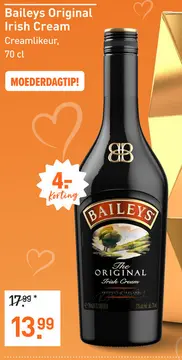 Aanbieding: Baileys Original Irish Cream 70CL