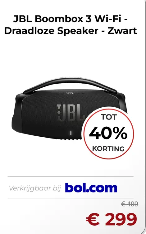 Aanbieding: Boombox 3 Wi-Fi