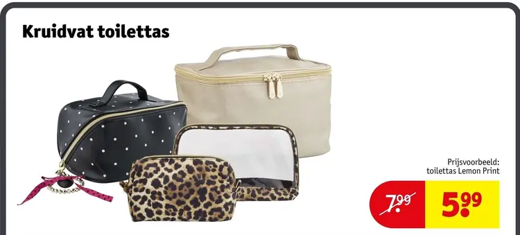 Aanbieding: Kruidvat toilettas