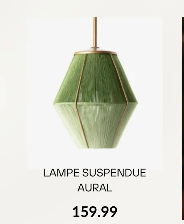 Offre: Lampe suspendue aural