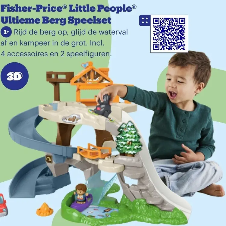 Aanbieding: Little People Ultieme Berg Speelset