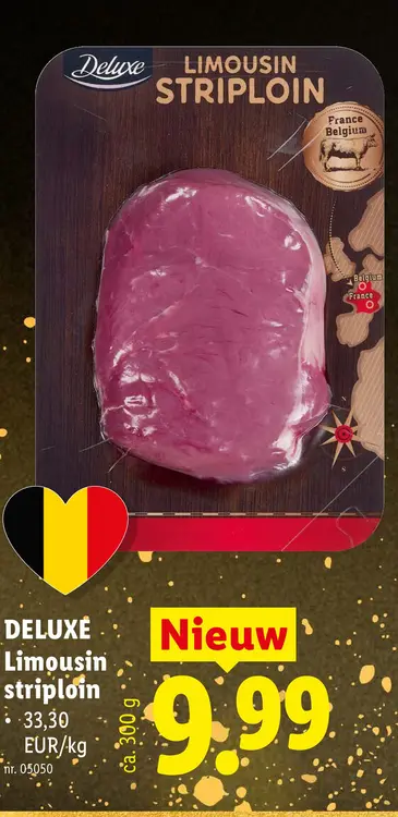 Promotie: DELUXE Limousin striploin
