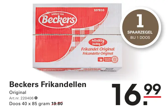 Aanbieding: Beckers Frikandellen
