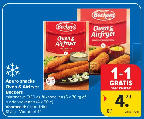 Promotie: Apero snacks Oven & Airfryer