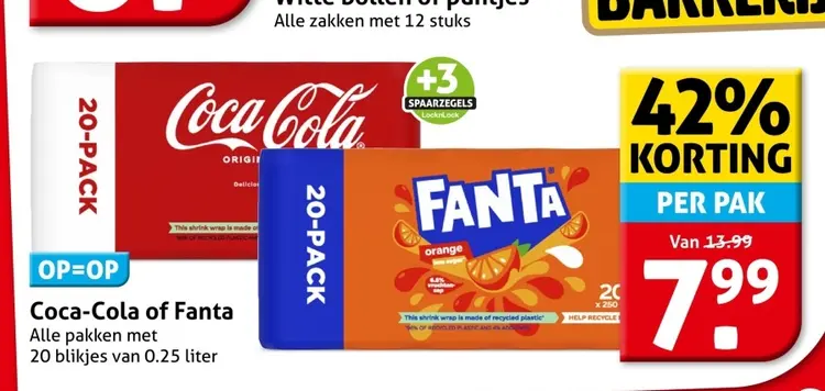 Aanbieding: Coca-Cola of Fanta