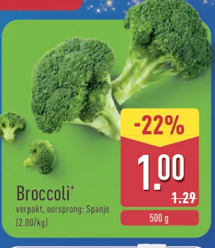 Promotie: Broccoli