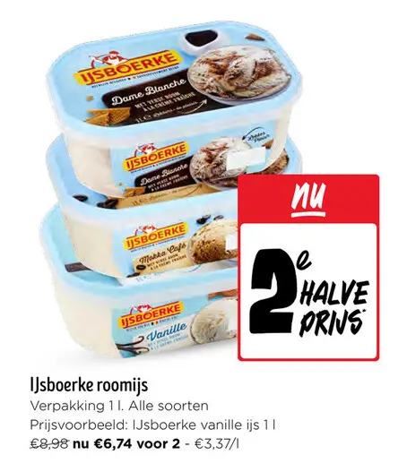 Aanbieding: roomijs