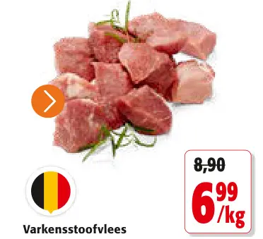 Promotie: Varkensstoofvlees