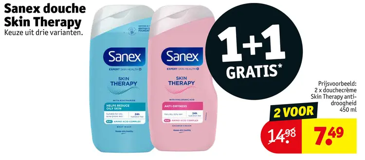 Promotie: Douche Skin Therapy