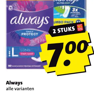 Aanbieding: Always