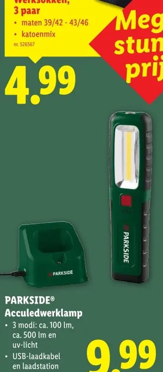 Promotie: Acculedwerklamp