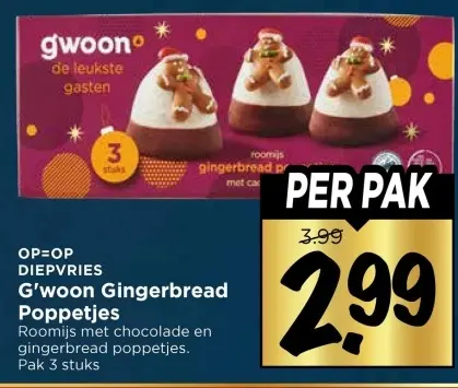 Aanbieding: Gingerbread Poppetjes