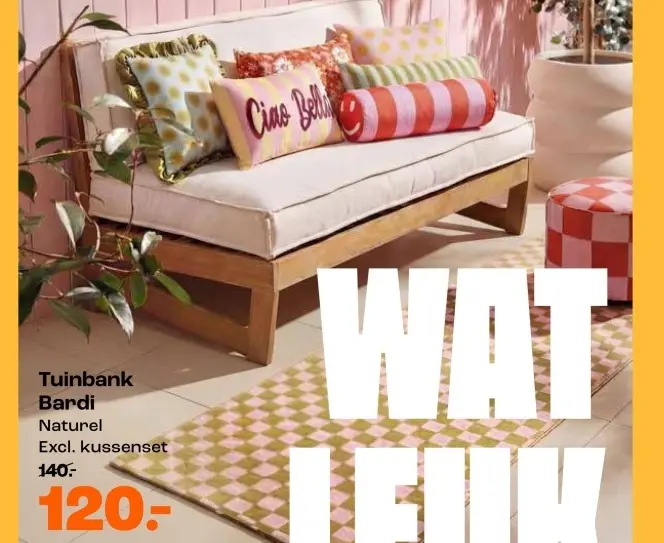 Promotie: Tuinbank Bardi