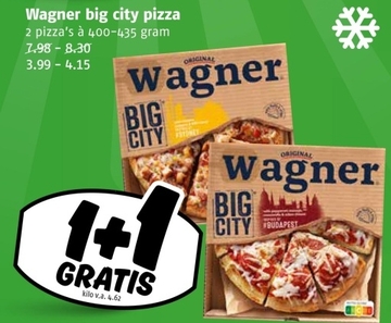 Aanbieding: Wagner big city pizza