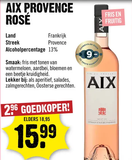 Aanbieding: AIX Rosé 2024 75 cl