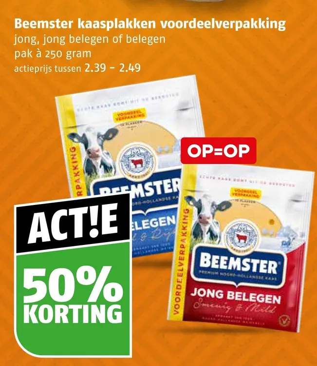 Aanbieding: Kaasplakken voordeelverpakking